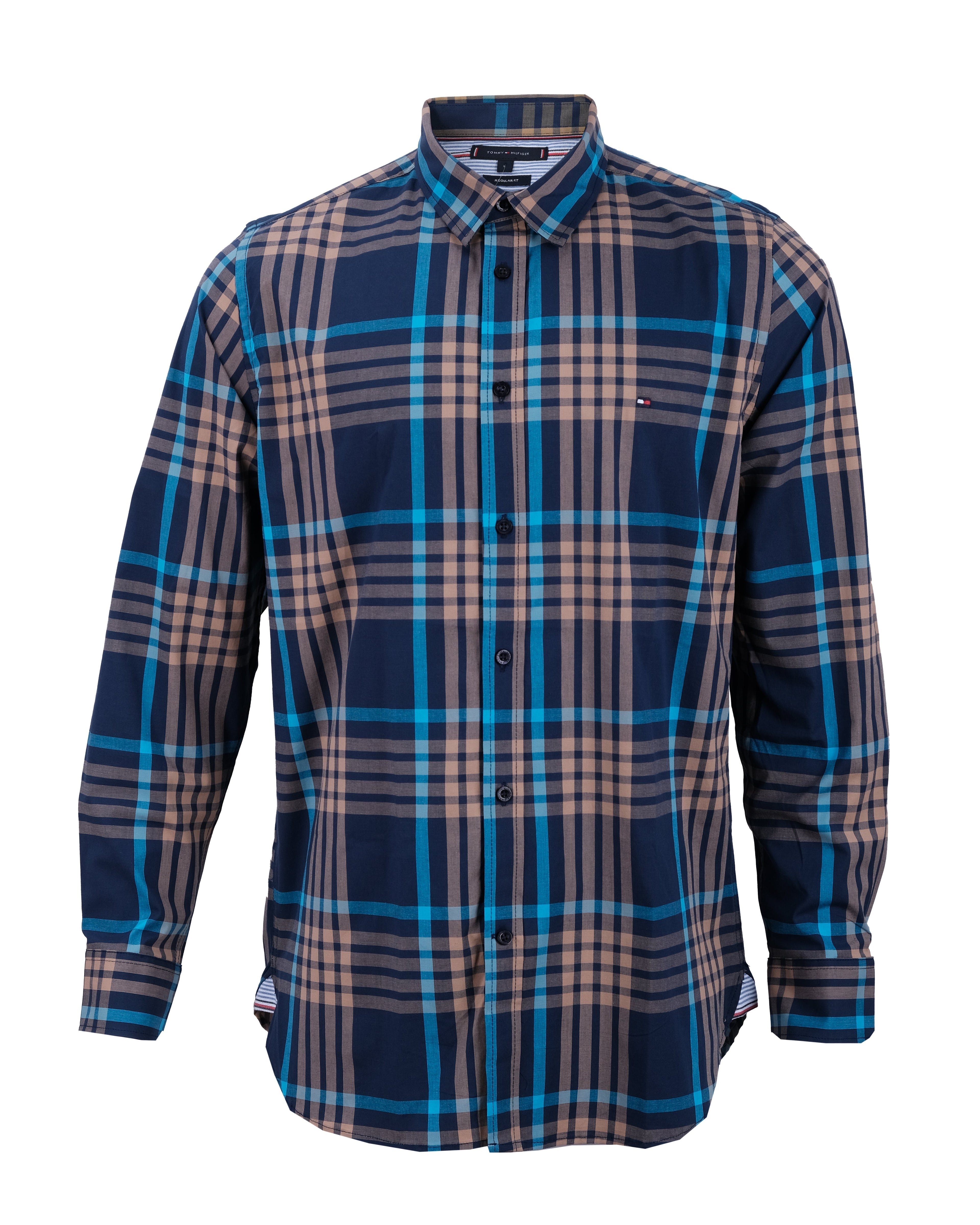TOMMY HILFIGER Azure Tide Slim Fit Long Sleeve Shirt