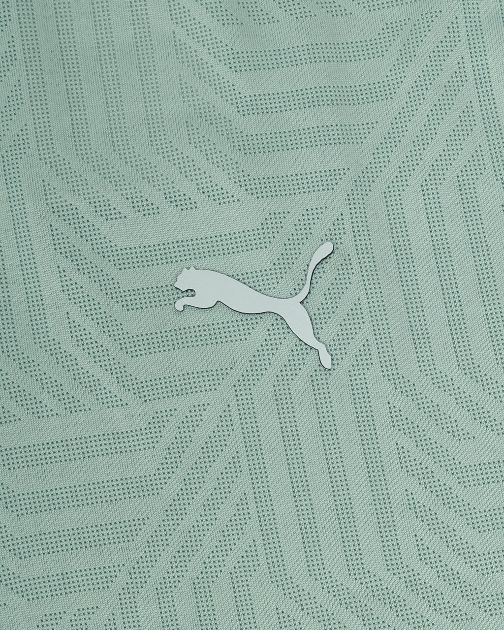 PUMA Sage Mist Geometric Pattern Performance Crewneck Tee