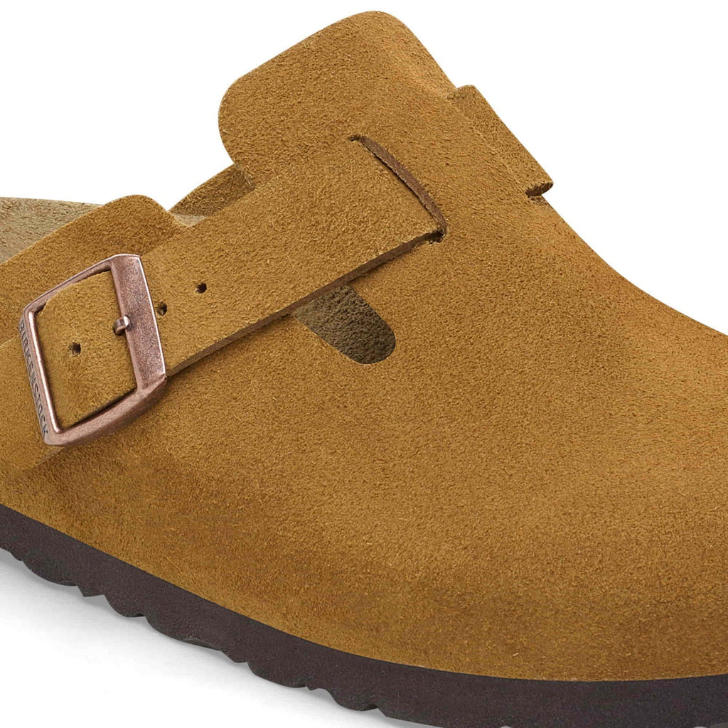 BIRKENSTOCK Thyme Suede Soft Footbed Clog