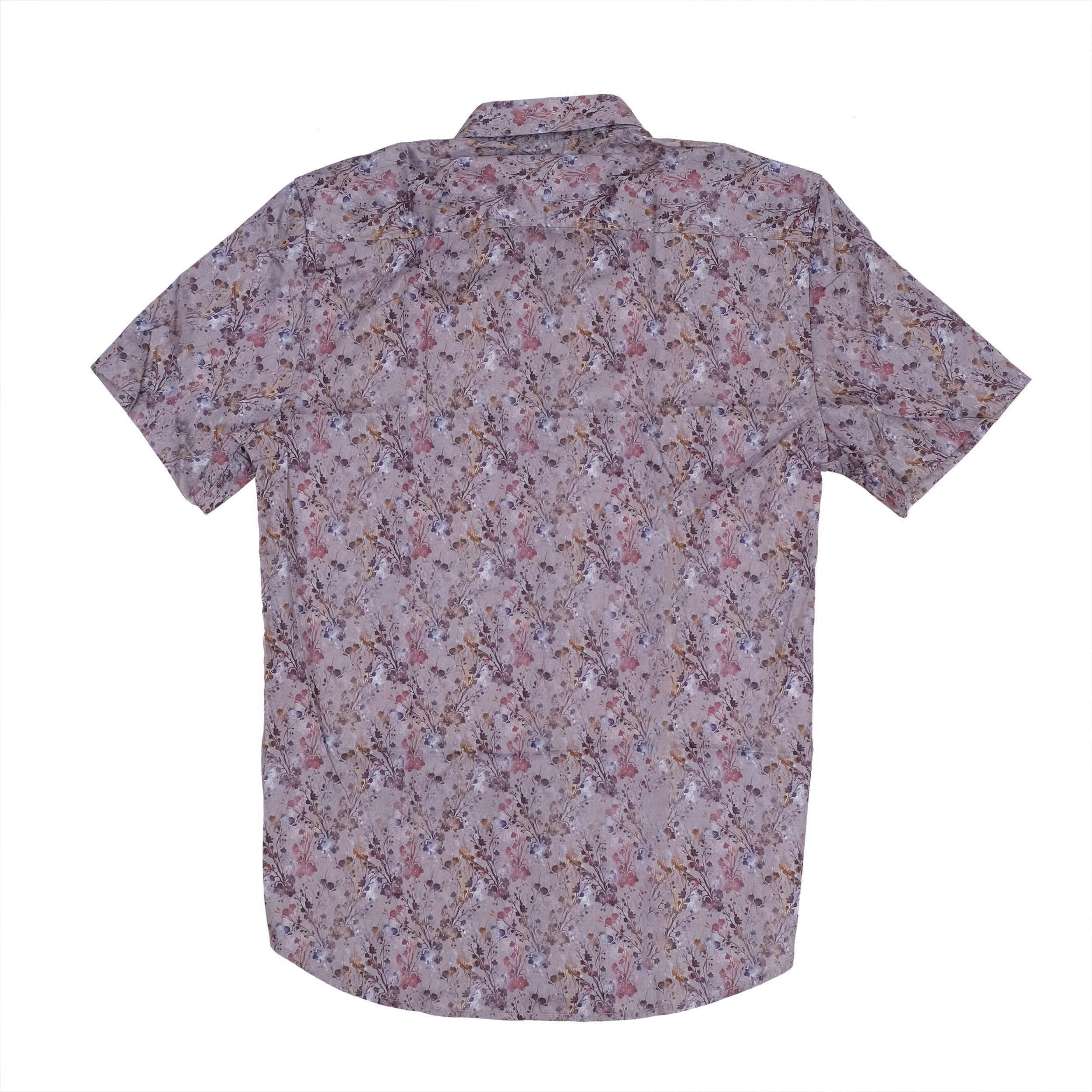 ZARA Blush Petal Slim Fit Short Sleeve Casual Shirt