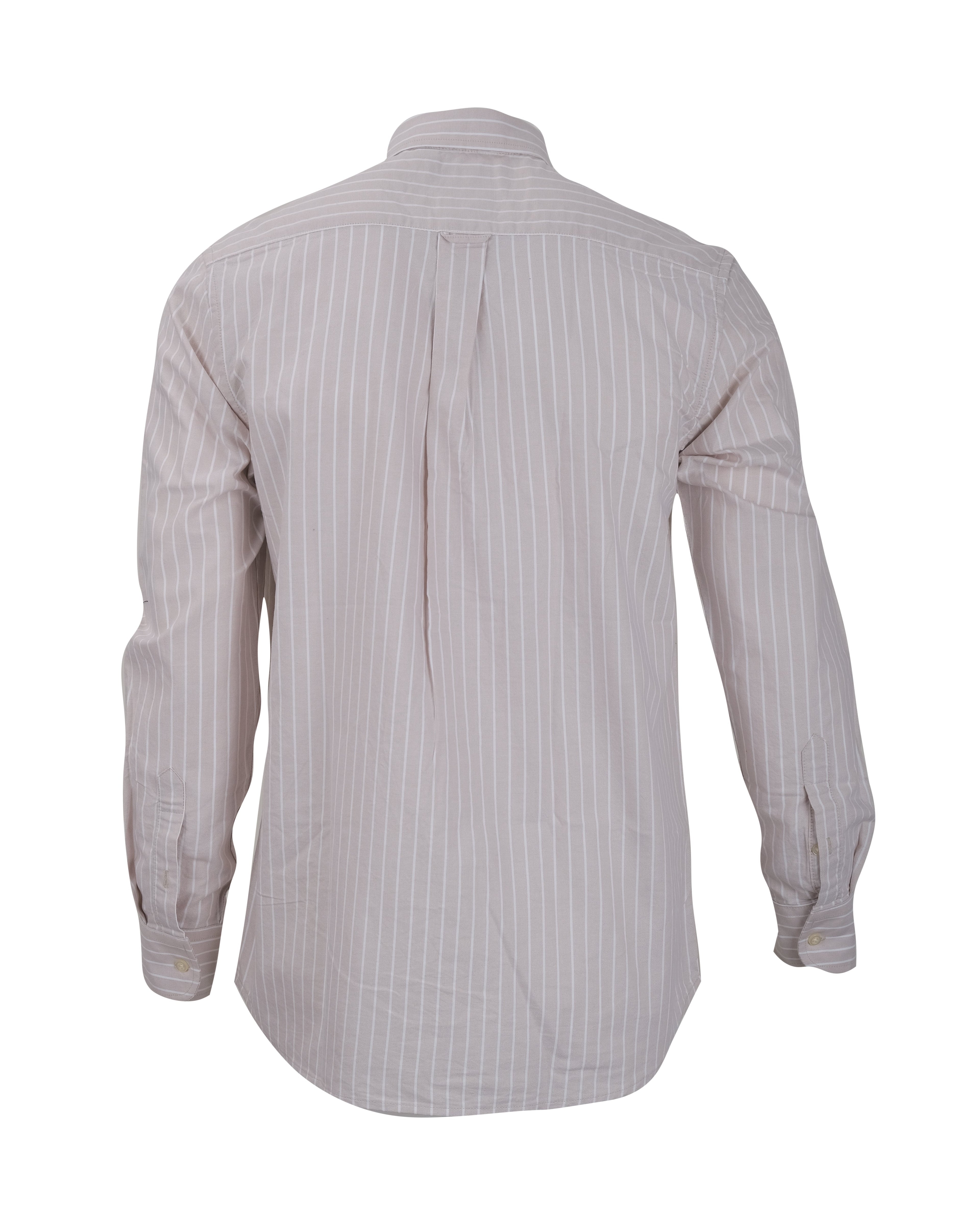 SUPERDRY Whispering Cream Classic Fit Long Sleeve Oxford Shirt