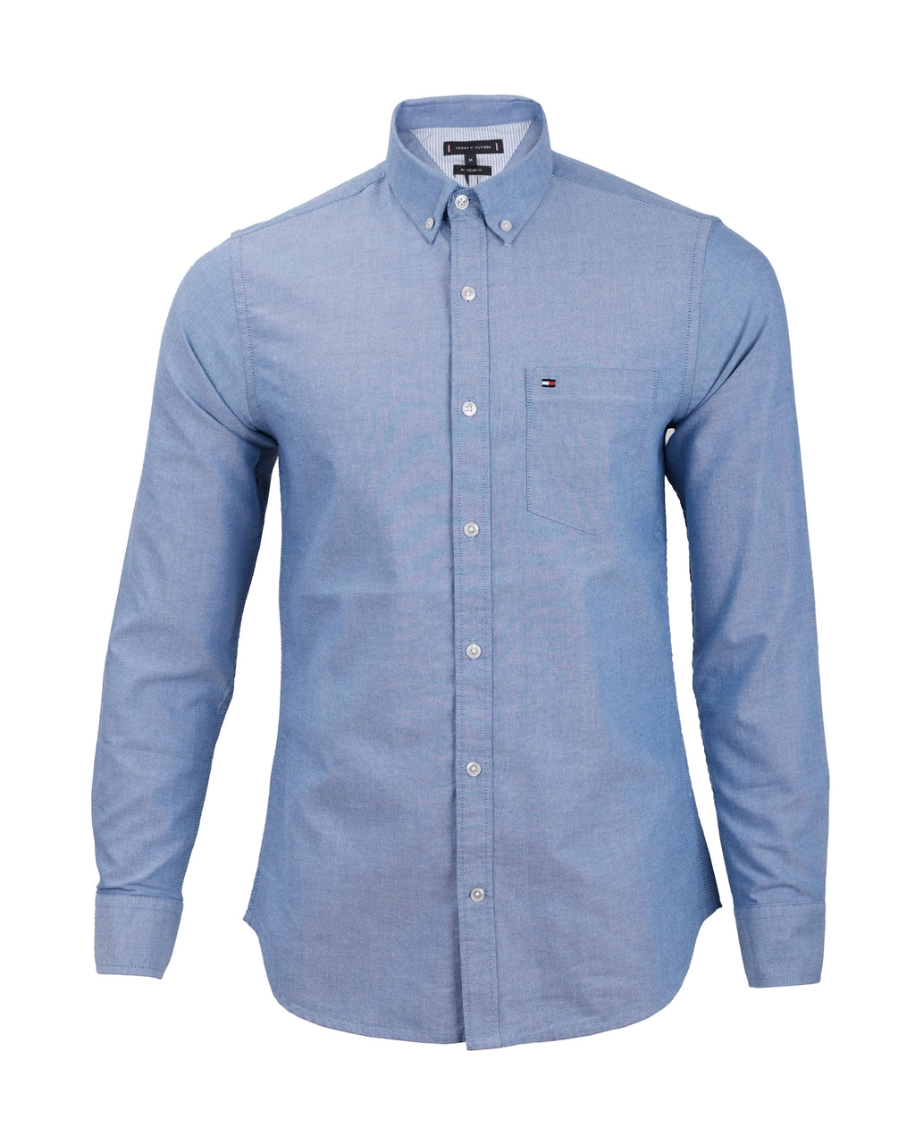 TOMMY HILFIGER Skyward Blue Slim Fit Long Sleeve Button-Down Shirt