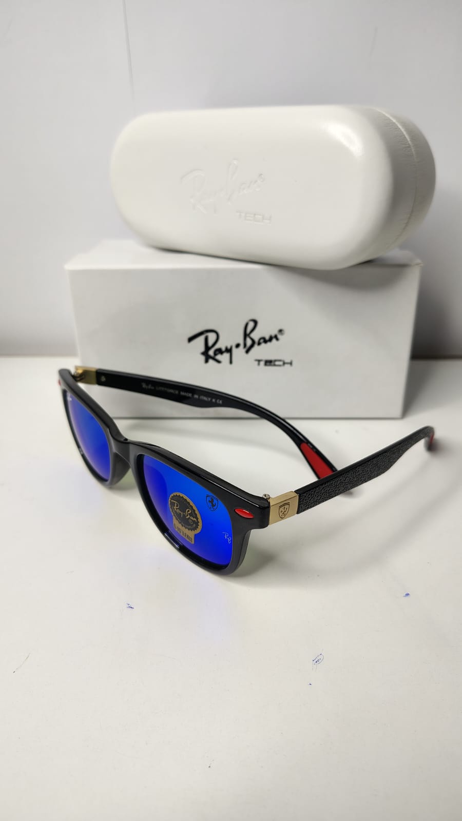 Ray-Ban Tech Blue Mirror Sunglasses