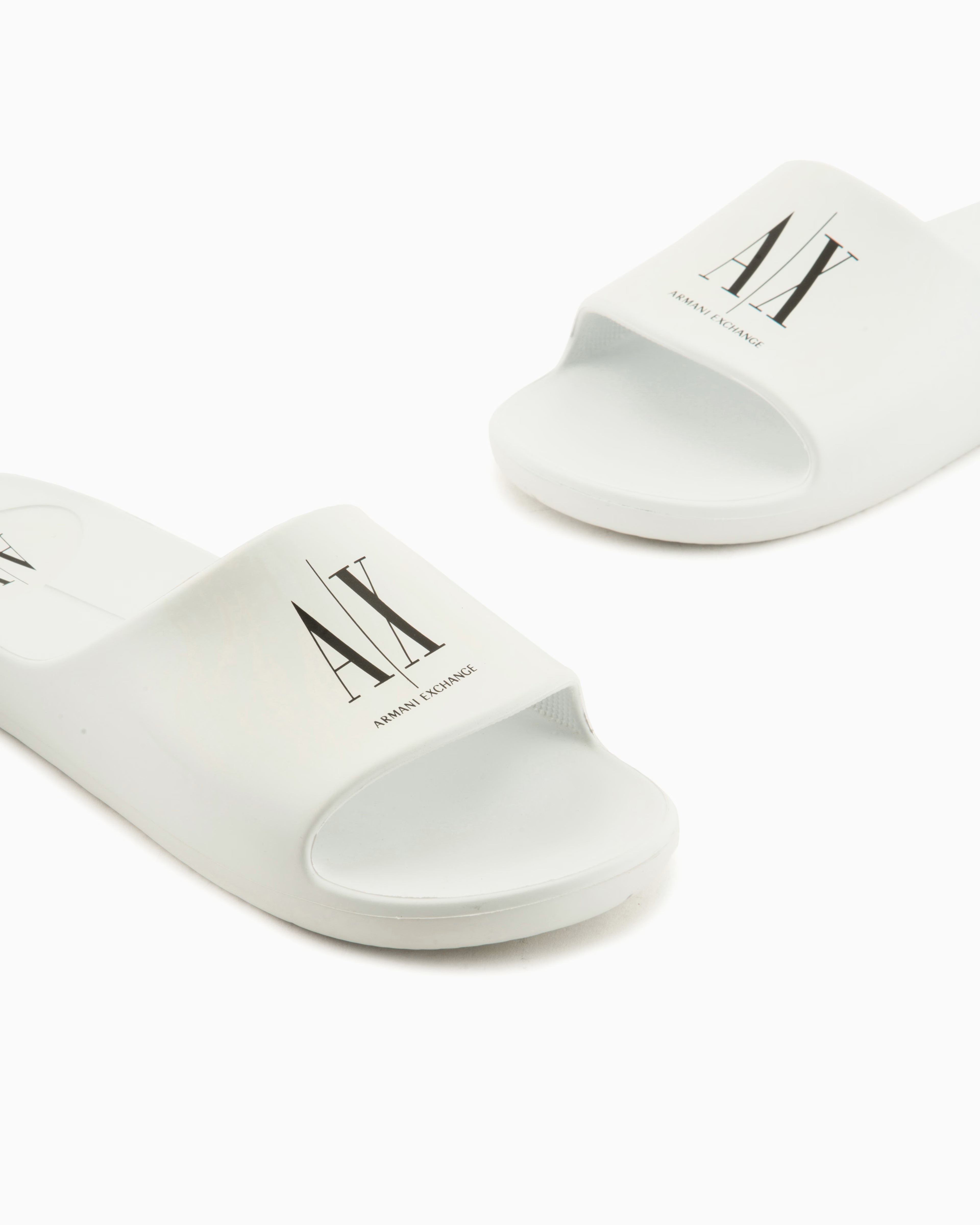 A|X ARMANI EXCHANGE Ethereal Pearl Luxe Slide Sandals
