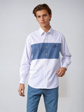 BROOKS BROTHERS Celestial Aqua Tailored Fit Long Sleeve Button-Up Shirt