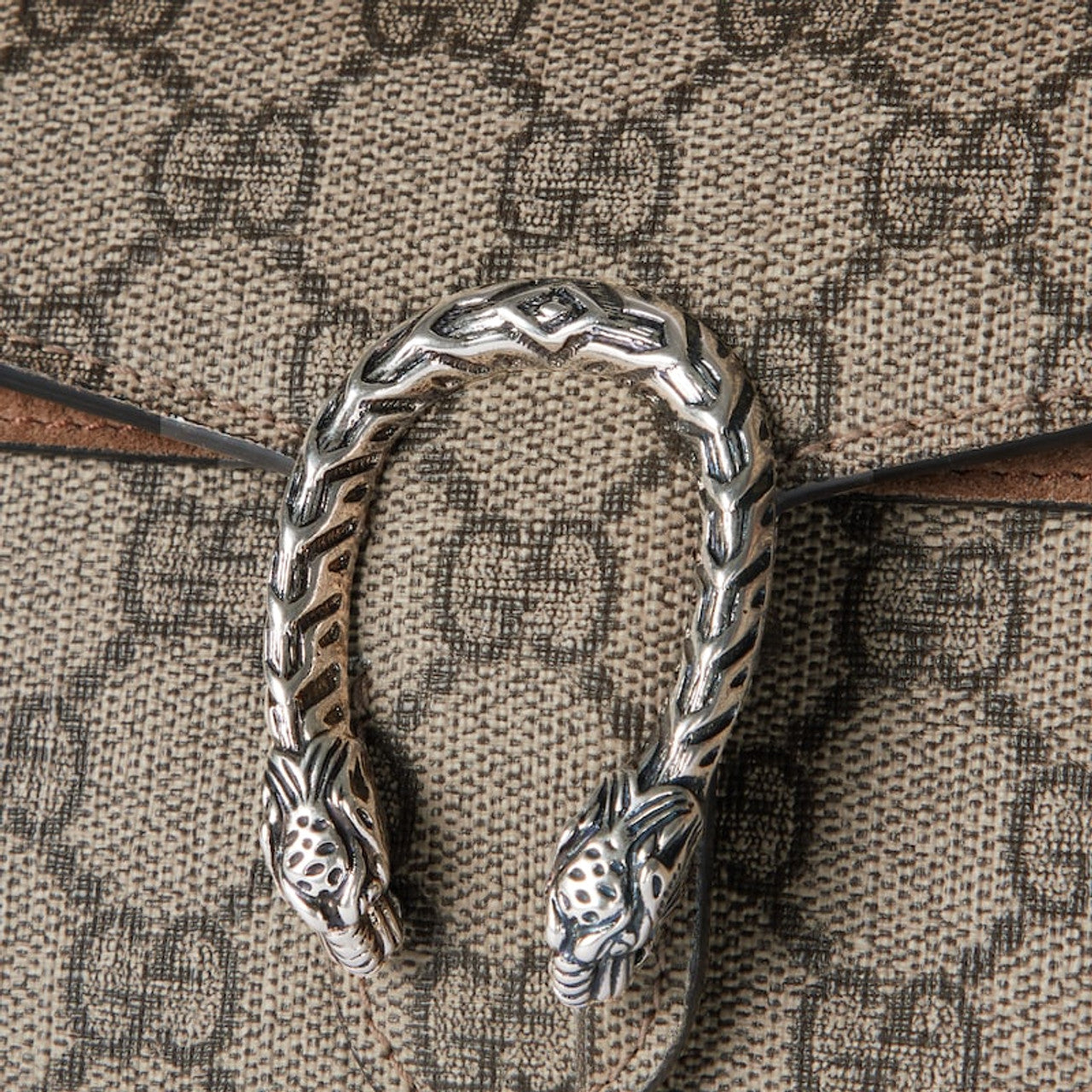GUCCI Enchanted Terra Luxe Double-Headed Serpent Clutch Wallet