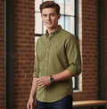 POLO RALPH LAUREN Enchanted Olive Classic Fit Long Sleeve Button-Up Shirt