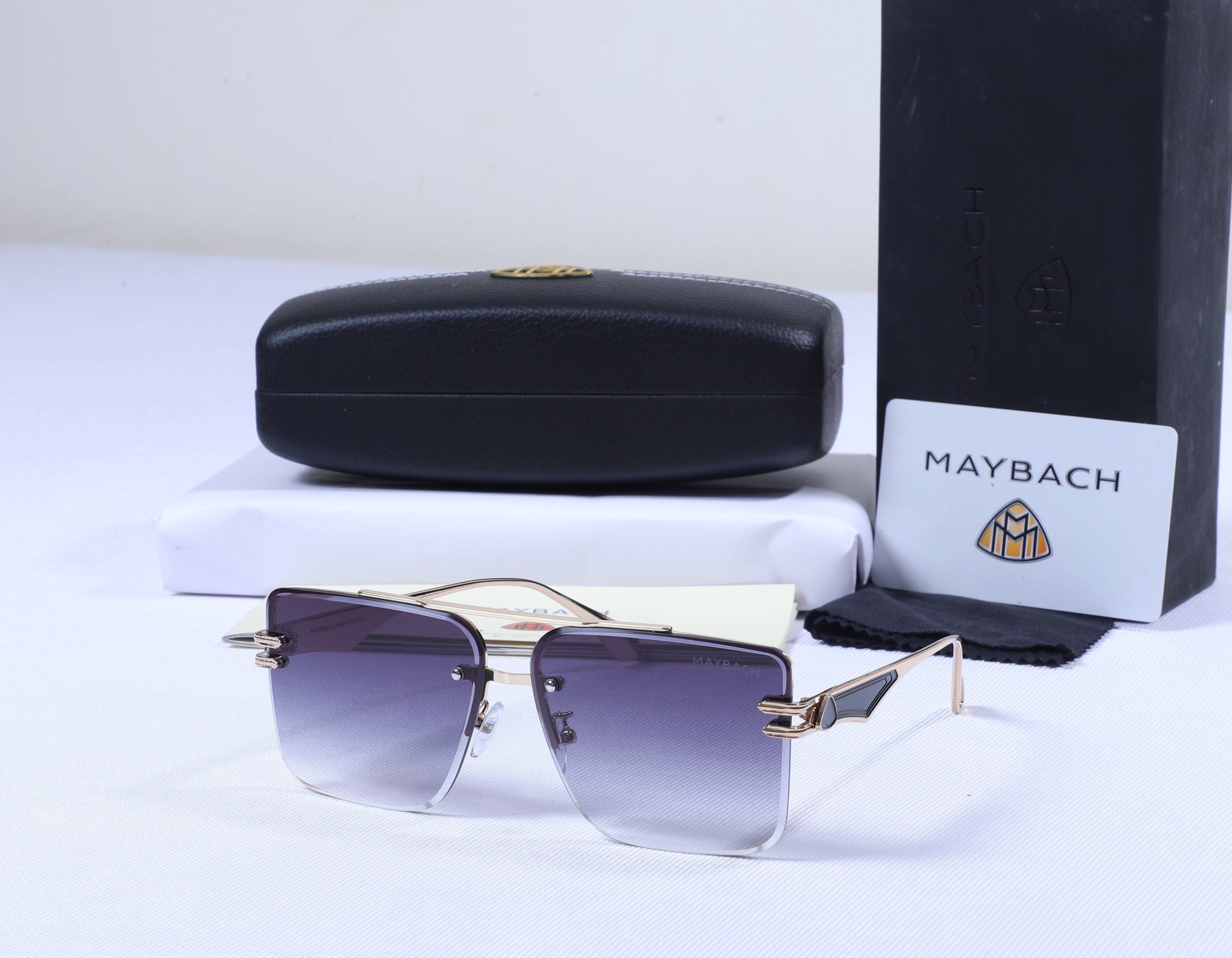 MAYBACH Opulent Twilight Gradient Luxury Sunglasses with Case