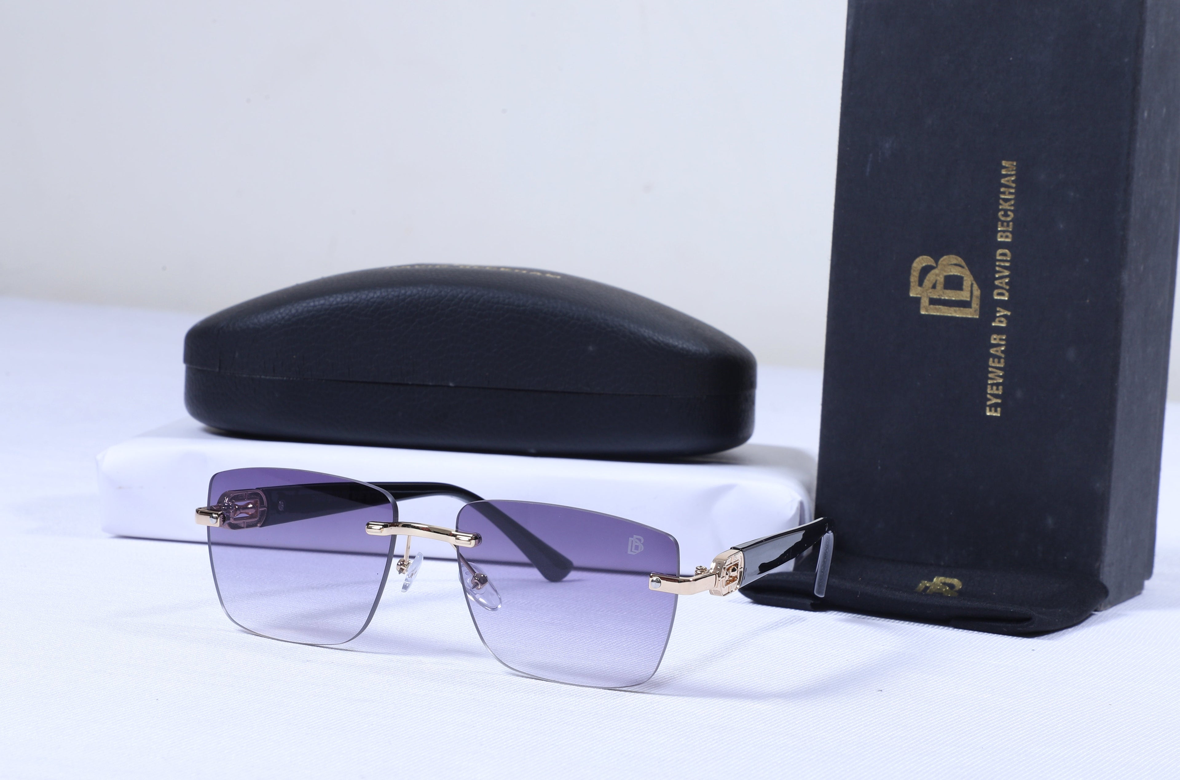 DAVID BECKHAM Eyewear by David Beckham Ethereal Violet Luxe Gradient Sunglasses
