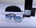 PRADA Ethereal Azure Statement Gradient Square Sunglasses