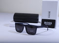 BOSS Midnight Sapphire Luxe Polarized Sunglasses with Sleek Case