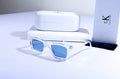 CALVIN KLEIN Ethereal Iceberg Chic Square Sunglasses