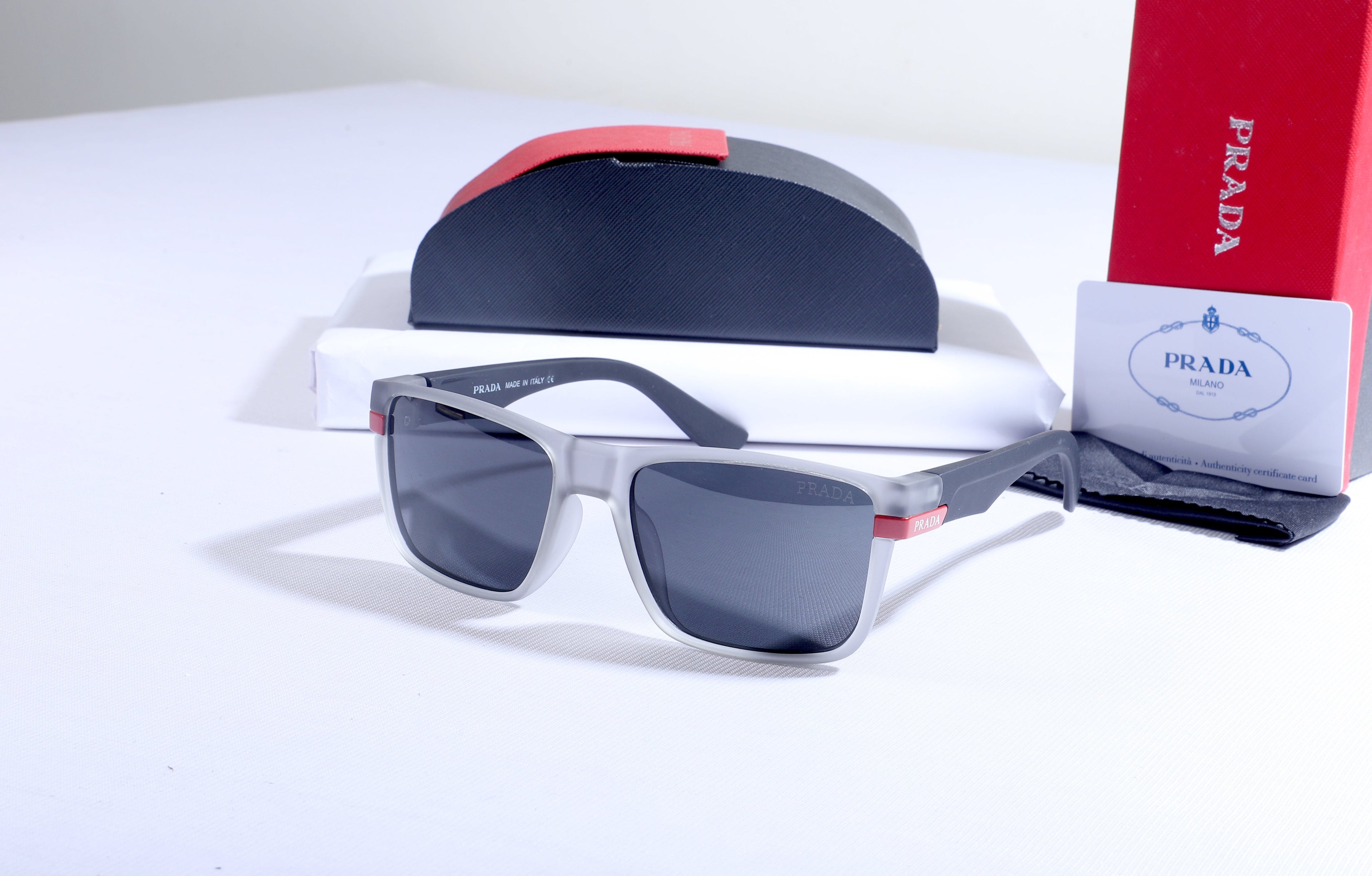PRADA Radiant Ash Slim Fit Contemporary Sunglasses