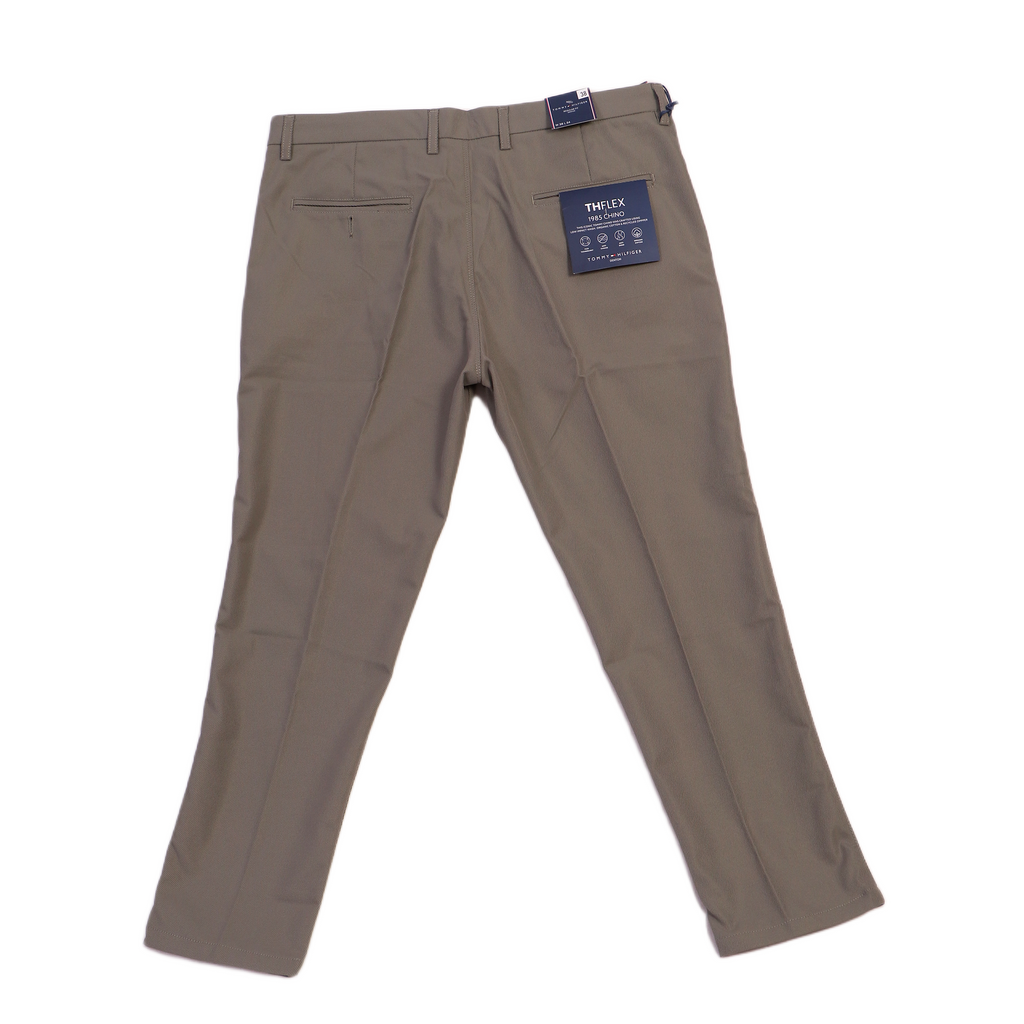 TOMMY HILFIGER Radiant Sable Umber Tailored Fit Stretch Chino Pants