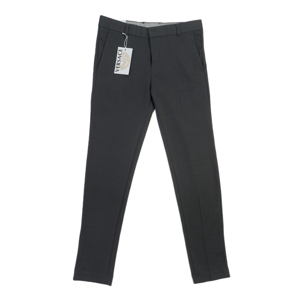 VERSACE Opulent Onyx Tailored Slim Fit Trousers