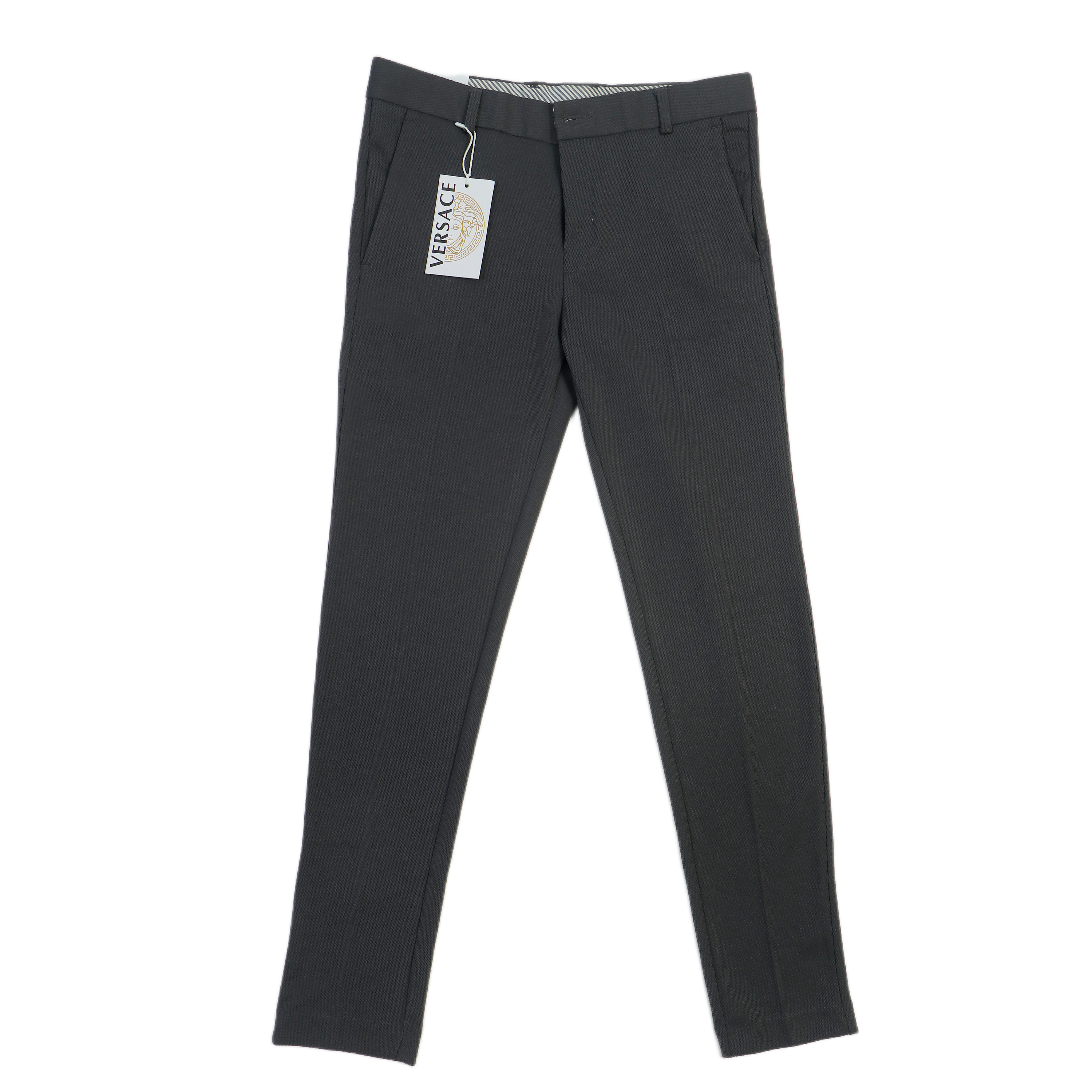 VERSACE Opulent Onyx Tailored Slim Fit Trousers