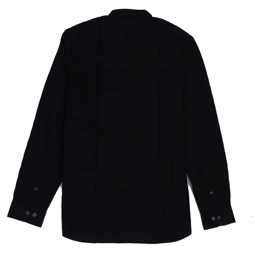 CALVIN KLEIN JEANS Onyx Luxe Slim Fit Long Sleeve Button-Up Shirt