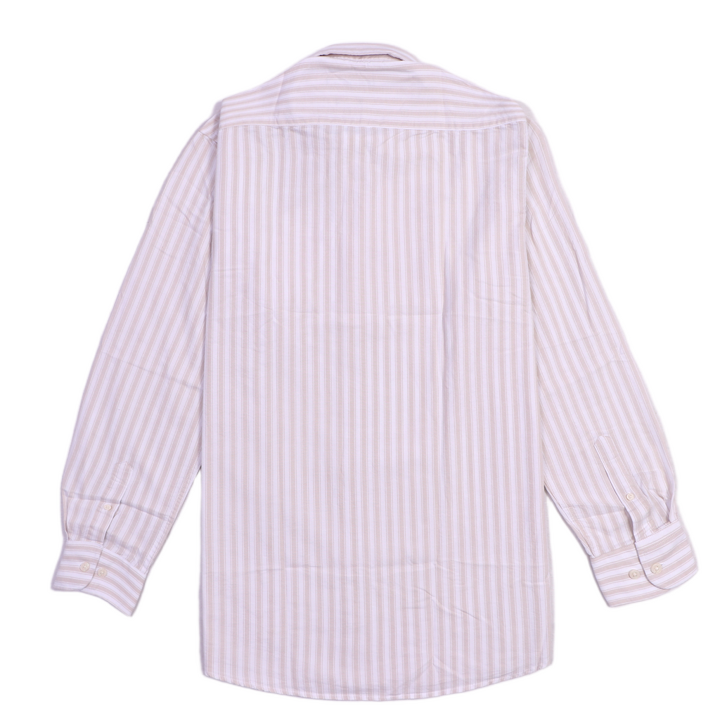 TOMMY HILFIGER Soft Biscotti Tailored Fit Long Sleeve Button-Up Shirt