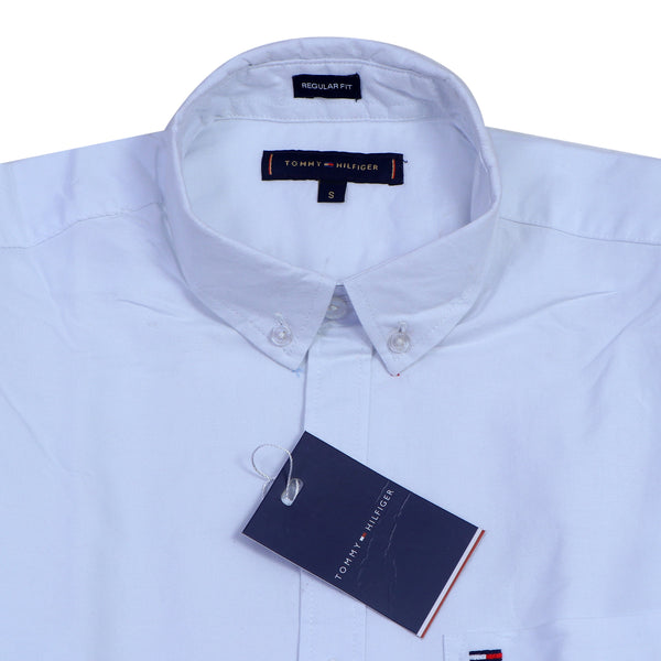 TOMMY HILFIGER Ethereal Ice Slim Fit Long Sleeve Button-Down Shirt
