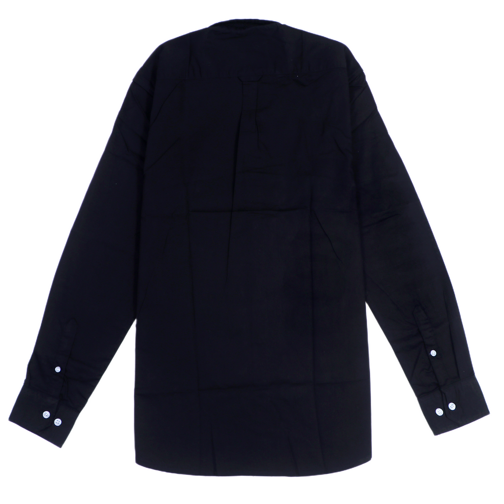 TOMMY HILFIGER Ethereal Charcoal Tailored Fit Long Sleeve Cotton Shirt