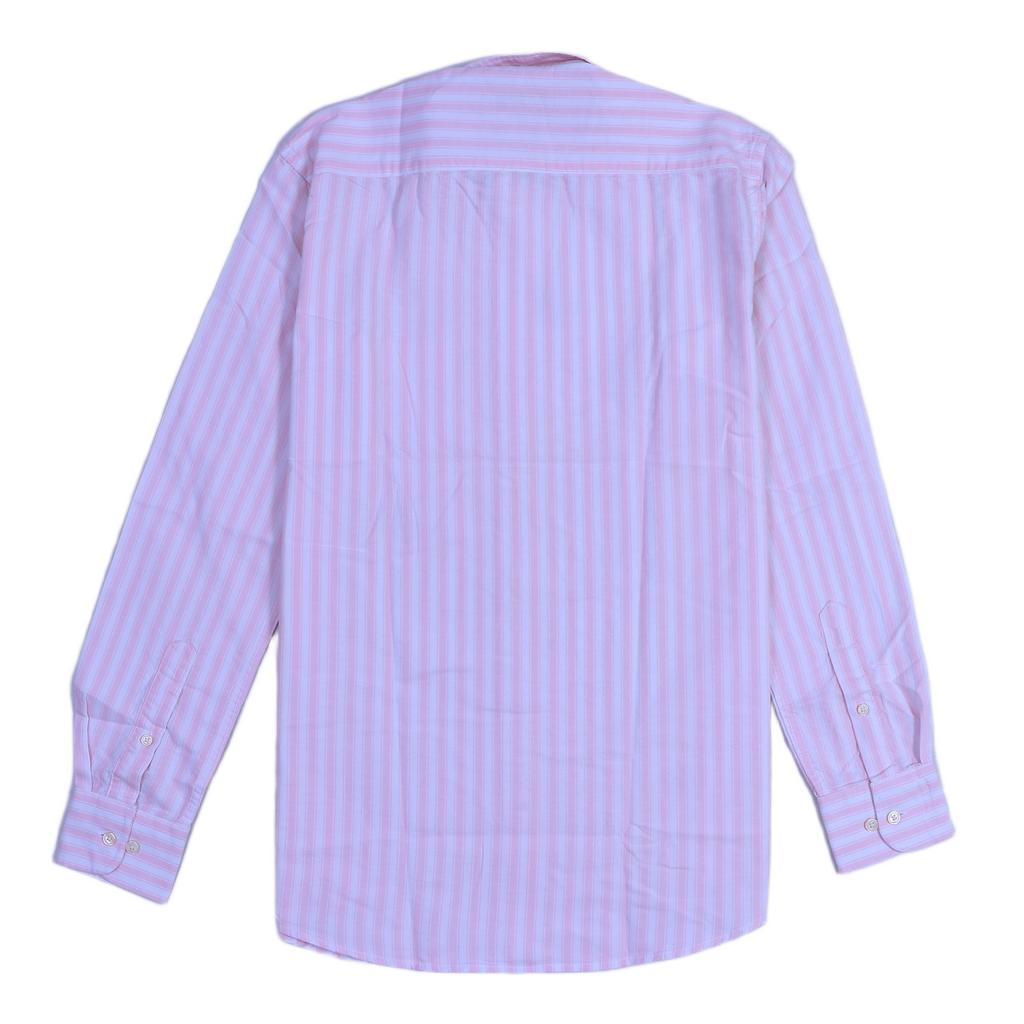 TOMMY HILFIGER Blush Petal Tailored Fit Long Sleeve Striped Shirt