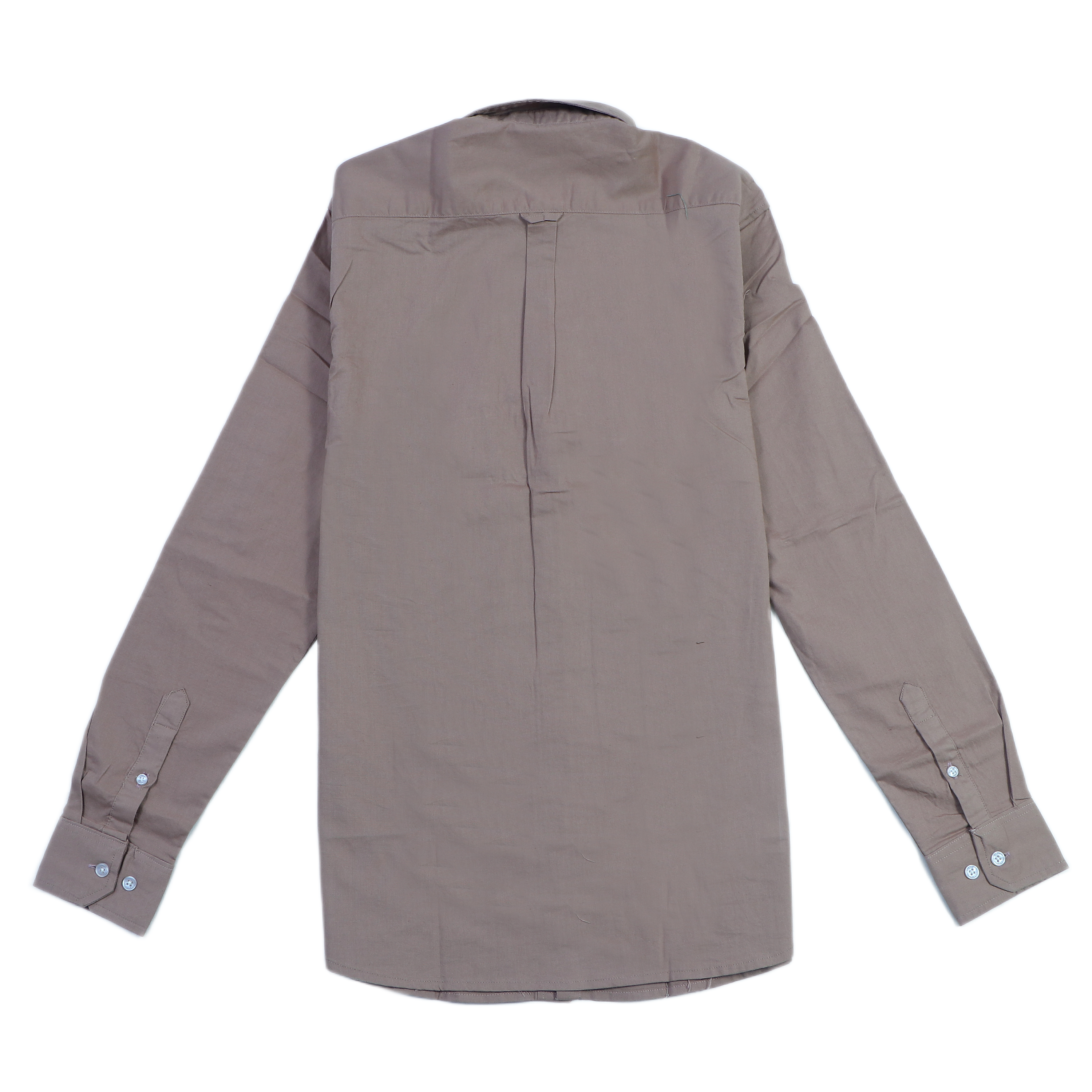 TOMMY HILFIGER Dune Beige Refined Fit Long Sleeve Button-Up Shirt