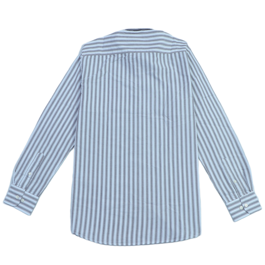TOMMY HILFIGER Enchanted Aqua Tailored Fit Long Sleeve Striped Shirt