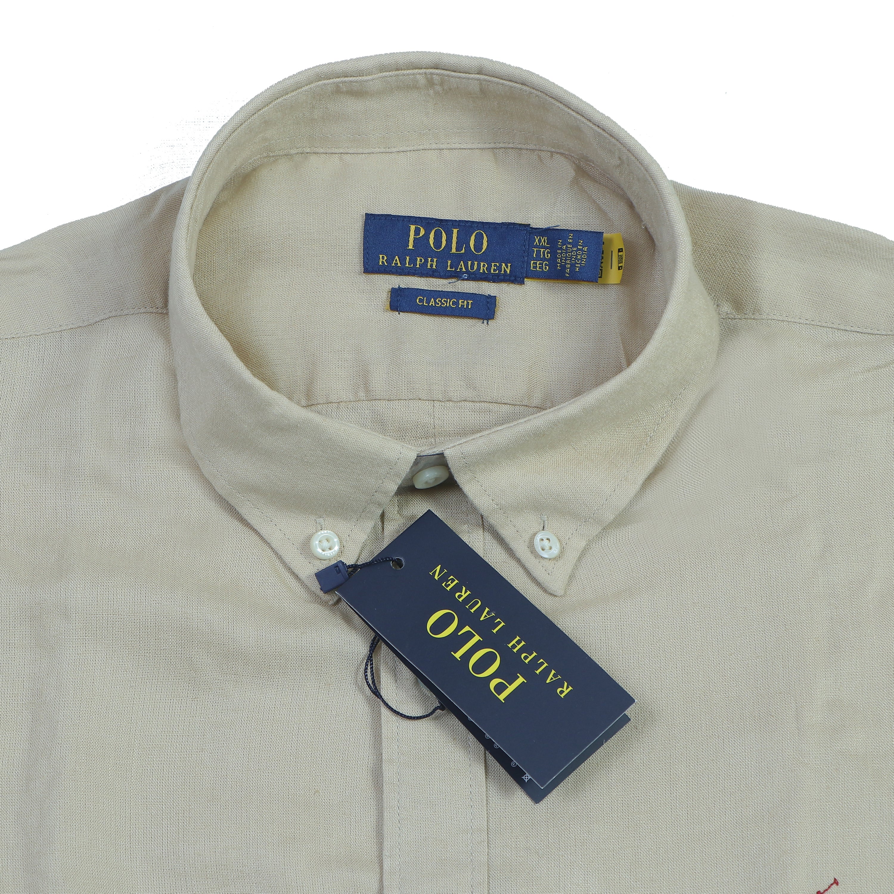 POLO RALPH LAUREN Whispering Almond Classic Fit Long Sleeve Button-Up Shirt