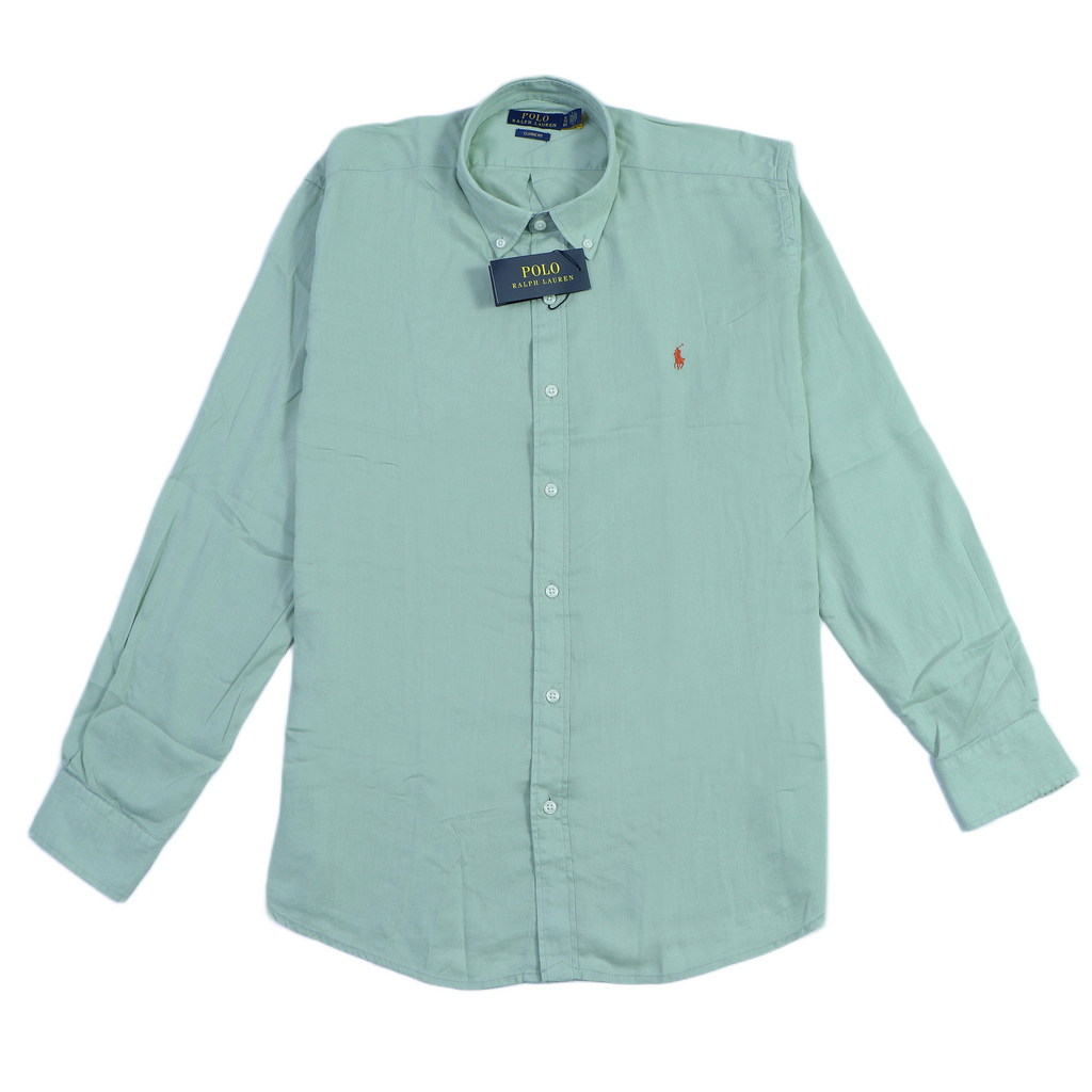 POLO RALPH LAUREN Tranquil Mint Classic Fit Long Sleeve Button-Down Shirt
