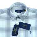 POLO RALPH LAUREN Ethereal Ash Tailored Fit Long Sleeve Plaid Shirt