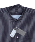 A|X ARMANI EXCHANGE Ethereal Onyx Tailored Fit Long Sleeve Button-Up Shirt
