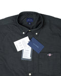 GANT Mystic Onyx Tailored Fit Long Sleeve Button-Up Shirt