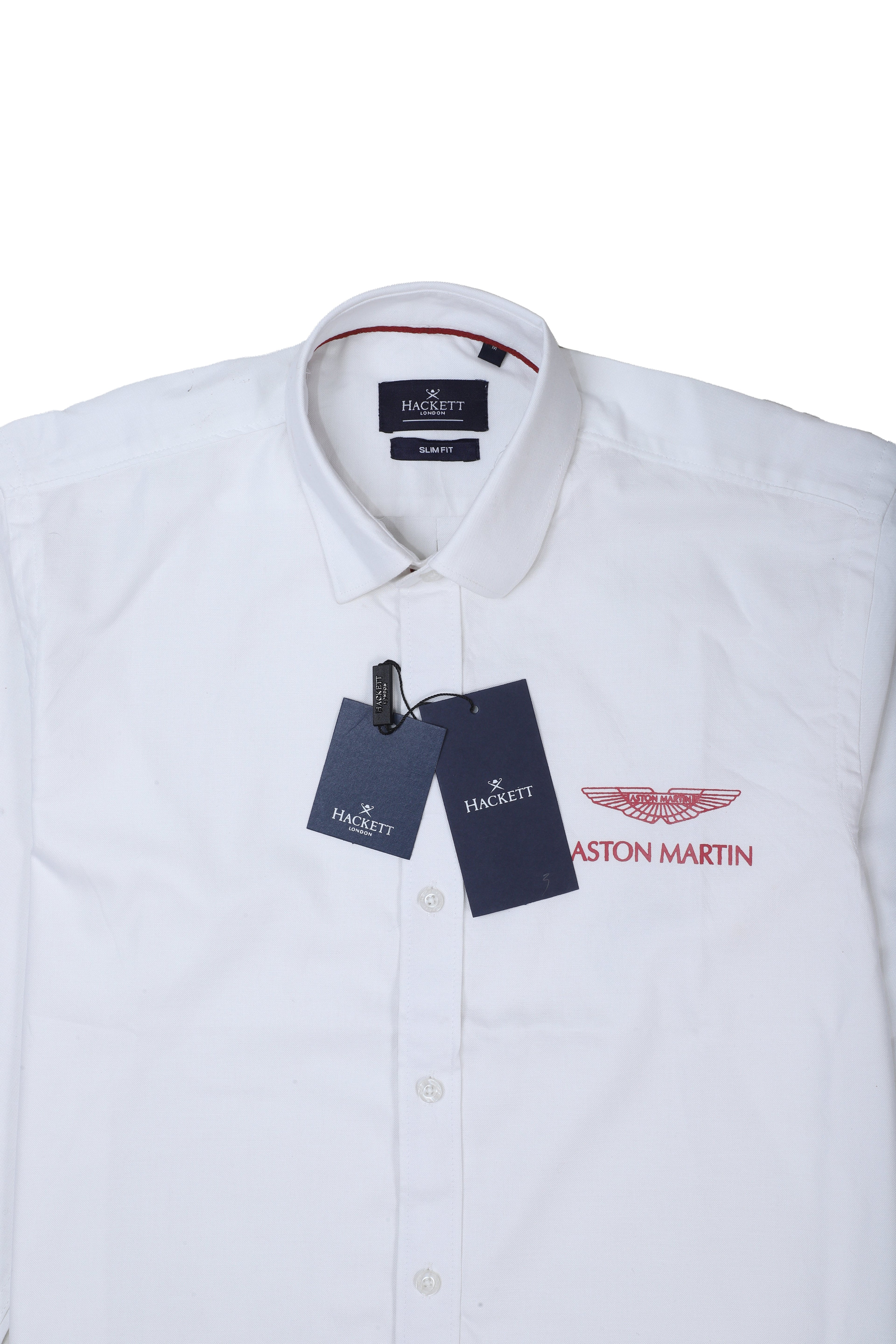 HACKETT Opalescent Ivory Classic Fit Long Sleeve Dress Shirt