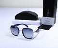 PRADA Ethereal Teal Statement Frame Oversized Sunglasses