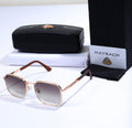 MAYBACH Opulent Rose Quartz Luxe Gradient Square Sunglasses