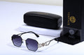 VERSACE Celestial Onyx Luxe Square Sunglasses with Case