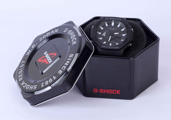 G-SHOCK Obsidian Nightfall Ultra-Resilient Analog-Digital Timepiece with 20 Bar Water Resistance