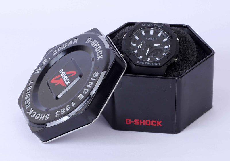 G-SHOCK Obsidian Nightfall Ultra-Resilient Analog-Digital Timepiece with 20 Bar Water Resistance