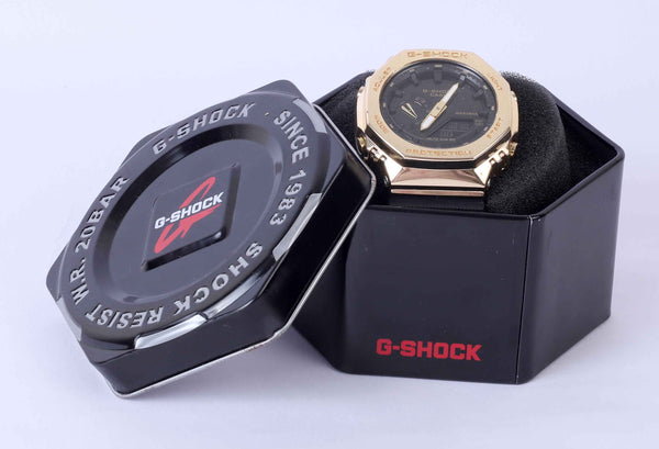 G-SHOCK Radiant Amber Luxe Series Analog-Digital Watch