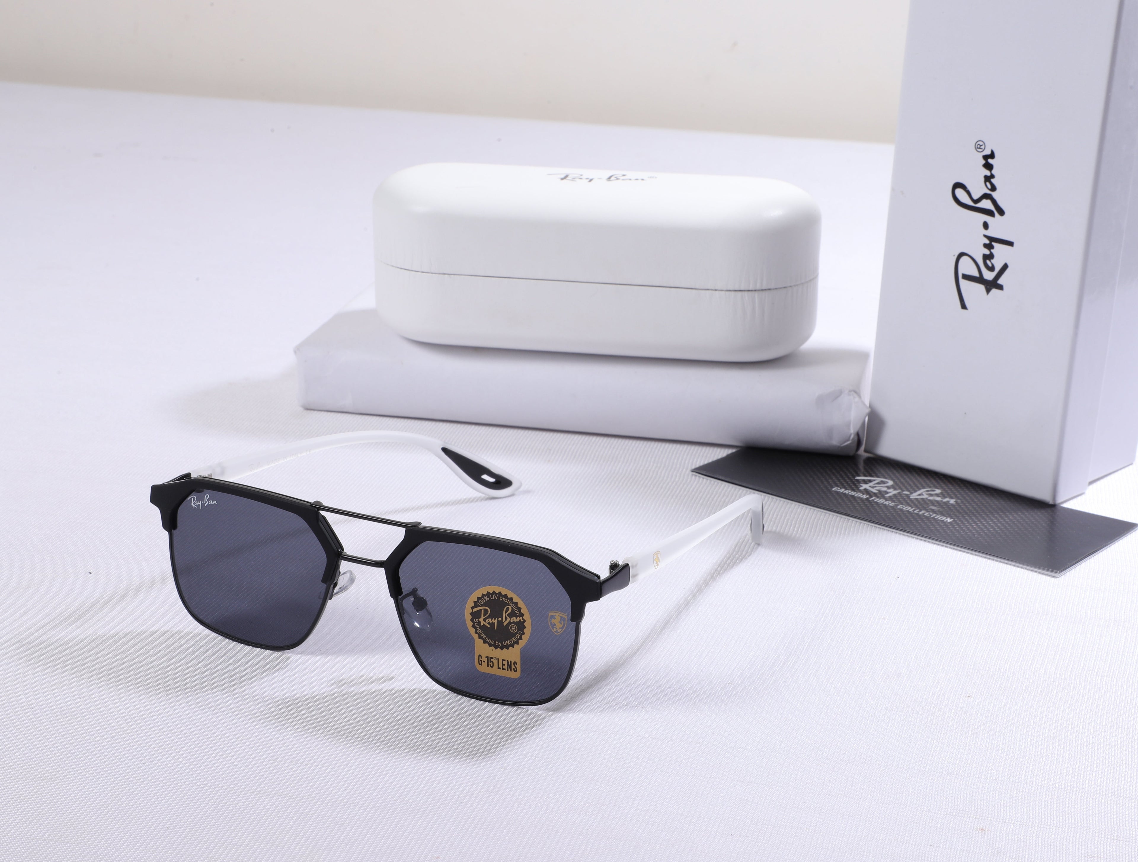 RAY-BAN Celestial Obsidian Slim Fit Hexagonal Frame Sunglasses with Luxe Case