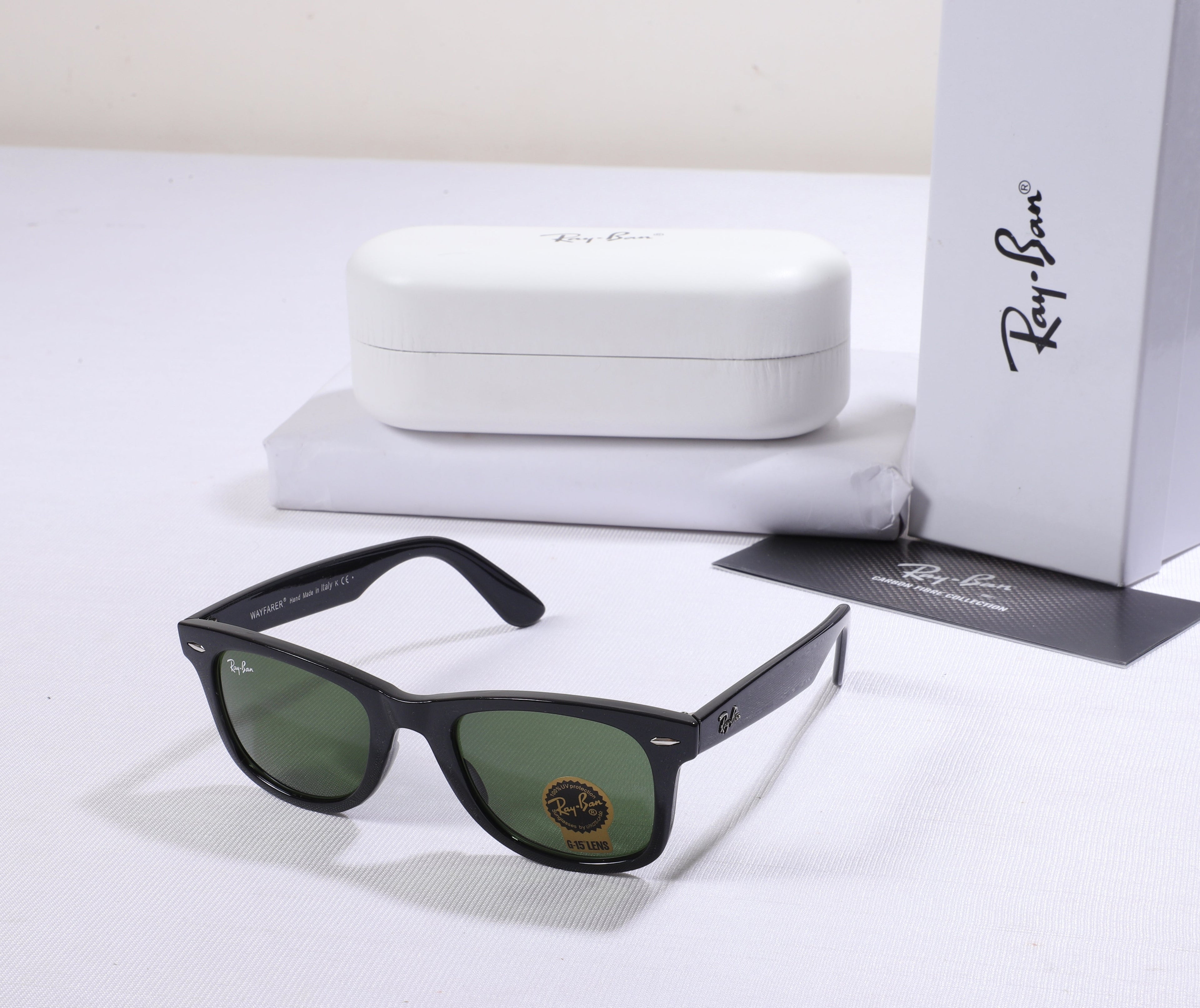 RAY-BAN Mystic Jade Tailored Fit Wayfarer Sunglasses