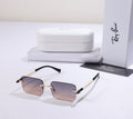 RAY-BAN Enchanted Mauve Luxe Gradient Square Sunglasses