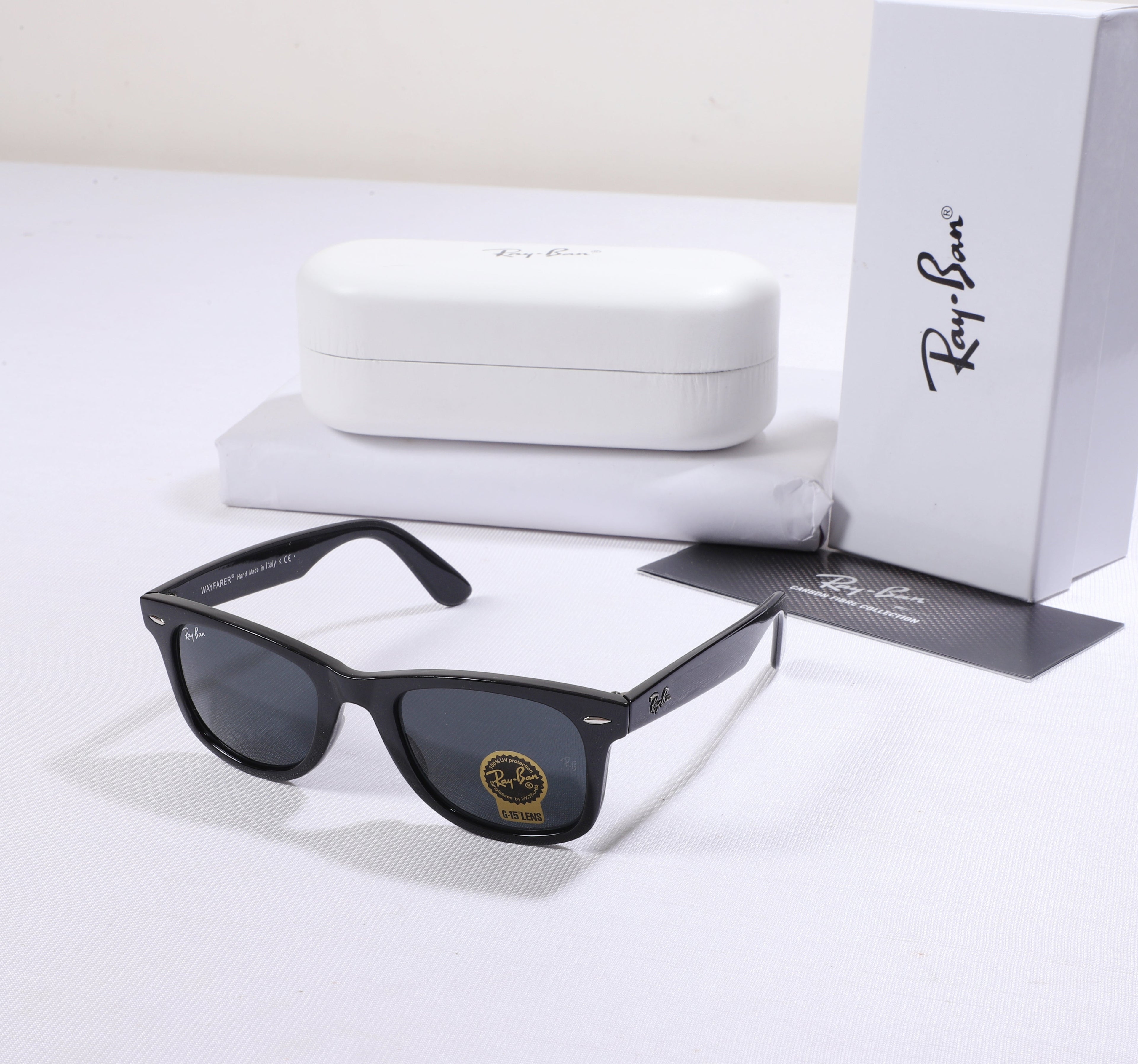 RAY-BAN Mystic Obsidian Iconic Fit Wayfarer Sunglasses
