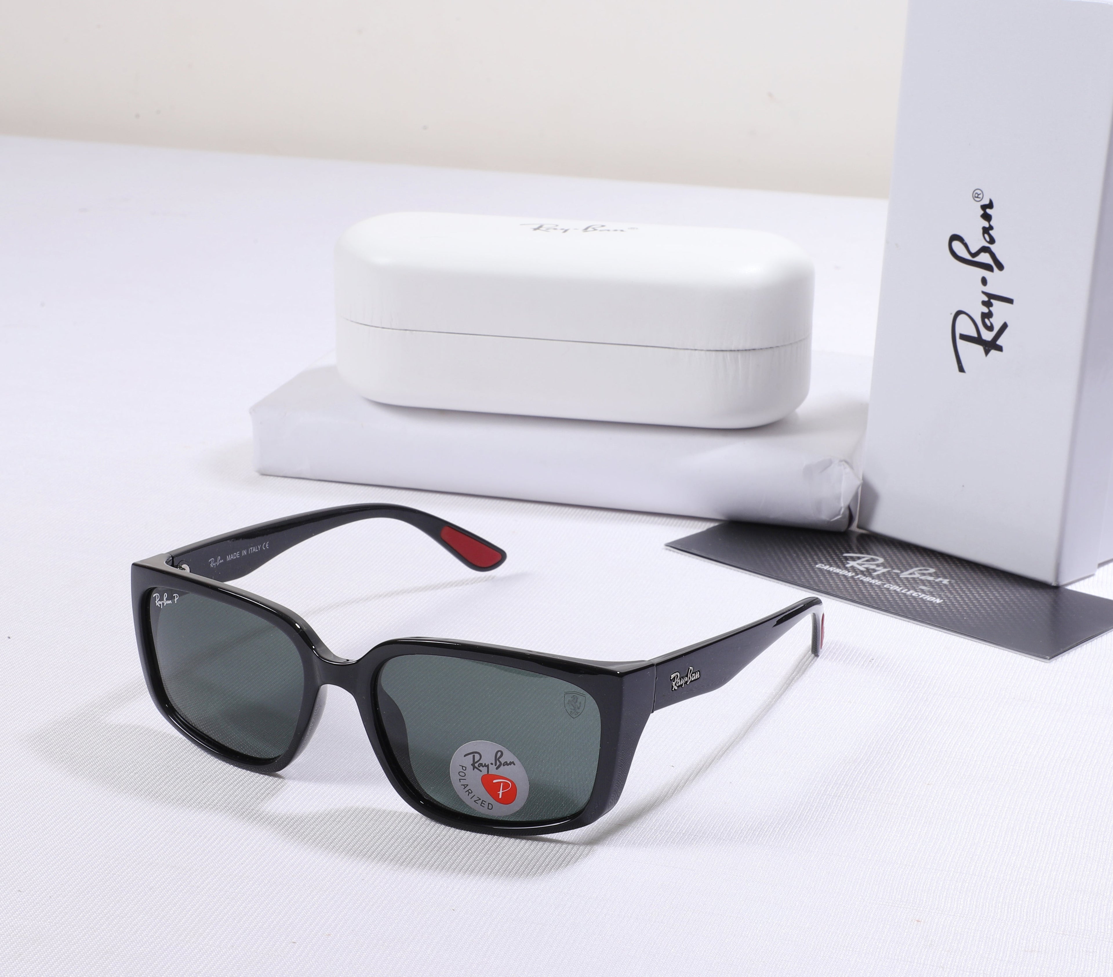 RAY-BAN Enchanted Emerald Statement Fit Oversized Square Sunglasses