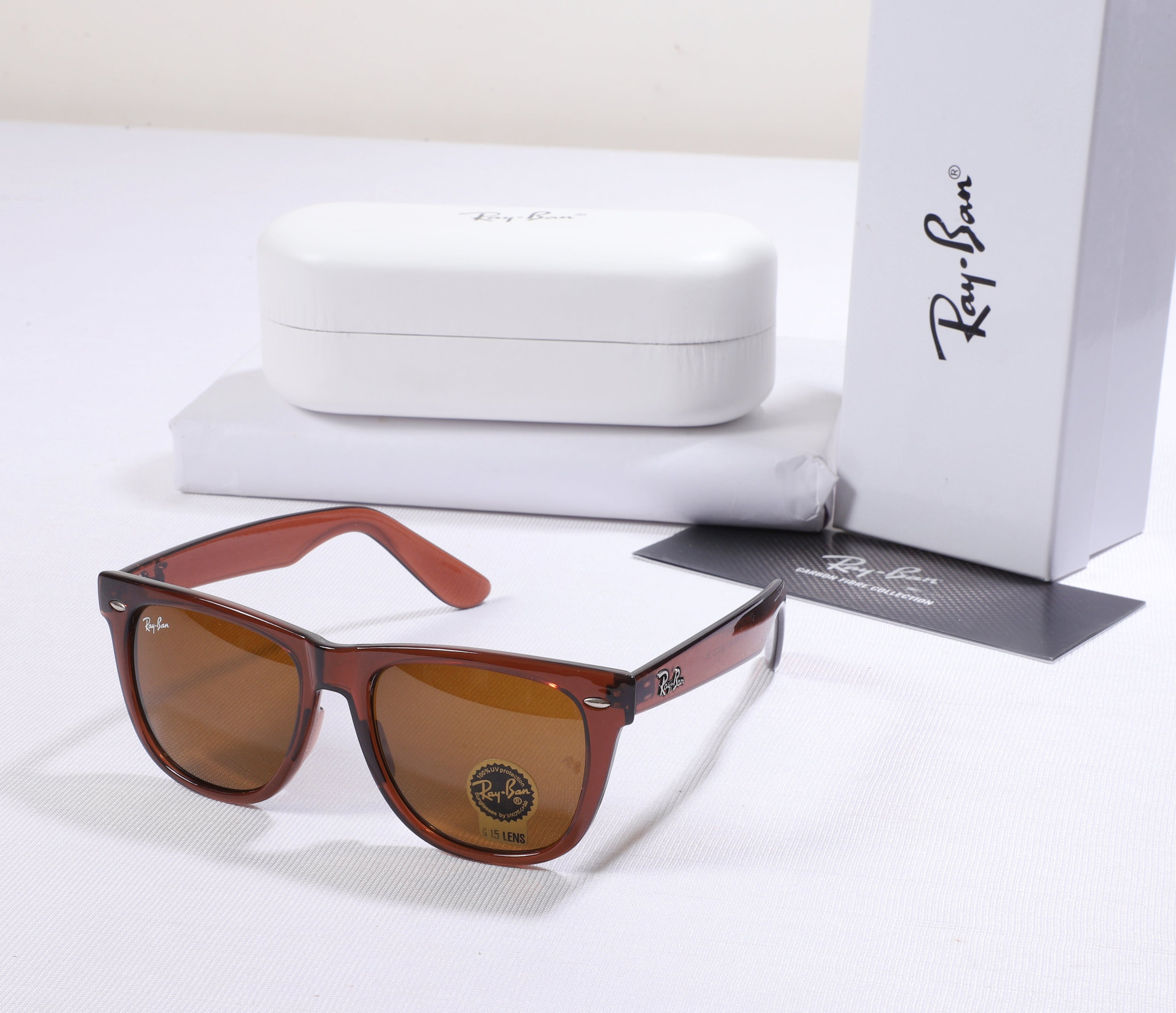 RAY-BAN Emberwood Retro-Style Tinted Sunglasses