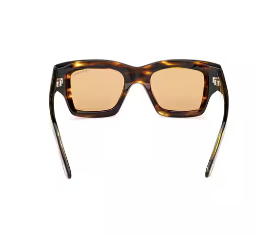 TOMFORD Golden Ember Luxe Square Sunglasses