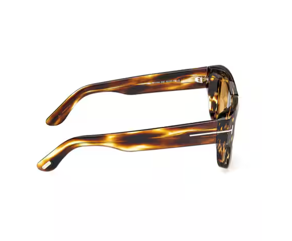 TOMFORD Golden Ember Luxe Square Sunglasses