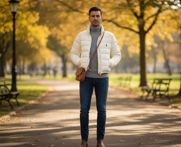 POLO RALPH LAUREN Serene Pearl Luxe Fit Lightweight Puffer Jacket