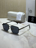 VERSACE Enigmatic Obsidian Luxe Square Sunglasses