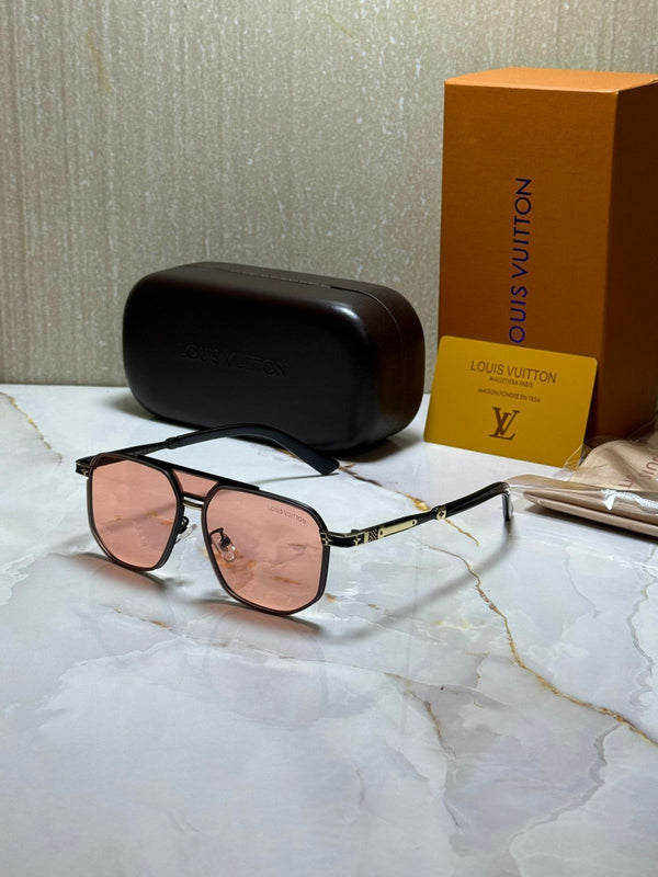 LOUIS VUITTON Blush Ember Luxe Gradient Square Sunglasses